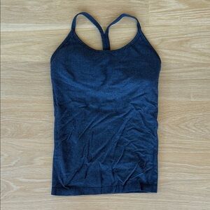 Women's Ribbed Tank Top Navy Blue size M